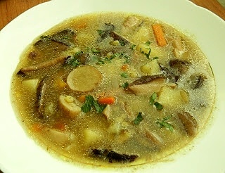 суп овощной с грибами рецепт